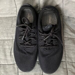 Allbirds Men's Sz 10 True-Black H2O-repellent Eco-friendly Wool 'Mizzles' Shoes